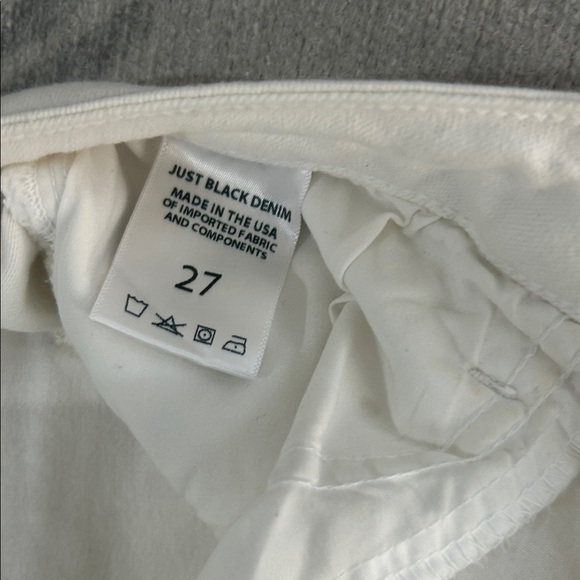 Just Black Women's Cream Flare Jeans - Picture 3 of 3